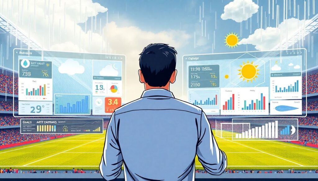 Как влияют погодные условия на футбольный матч - иллюстрация