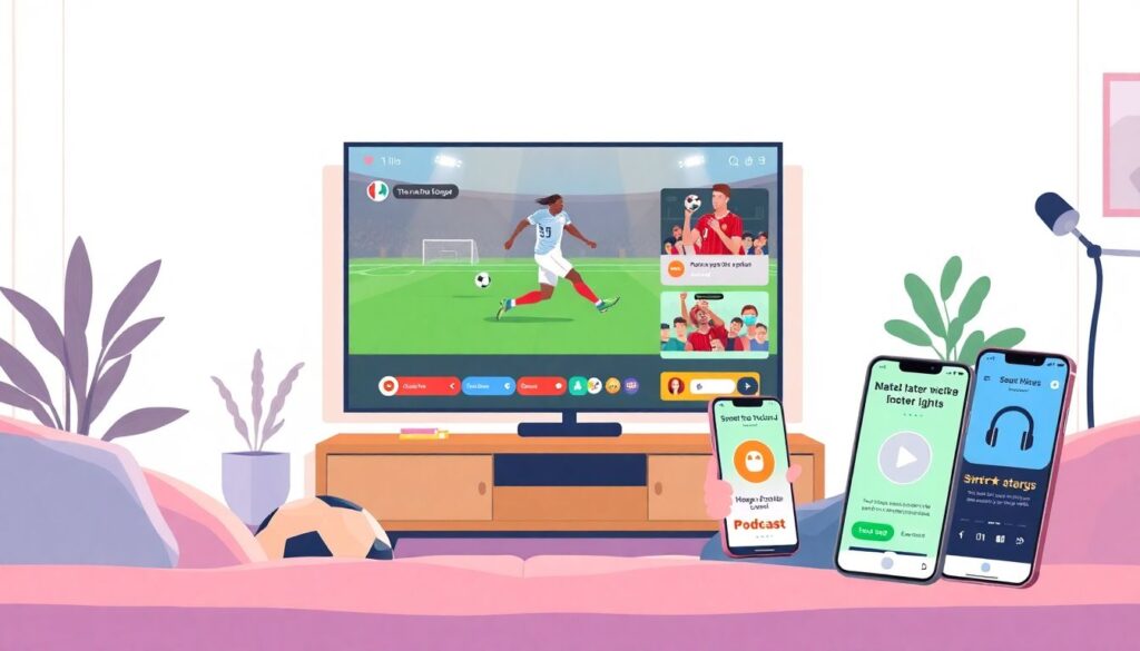 Анализ подписок на медиа и фанатские каналы футбола - иллюстрация