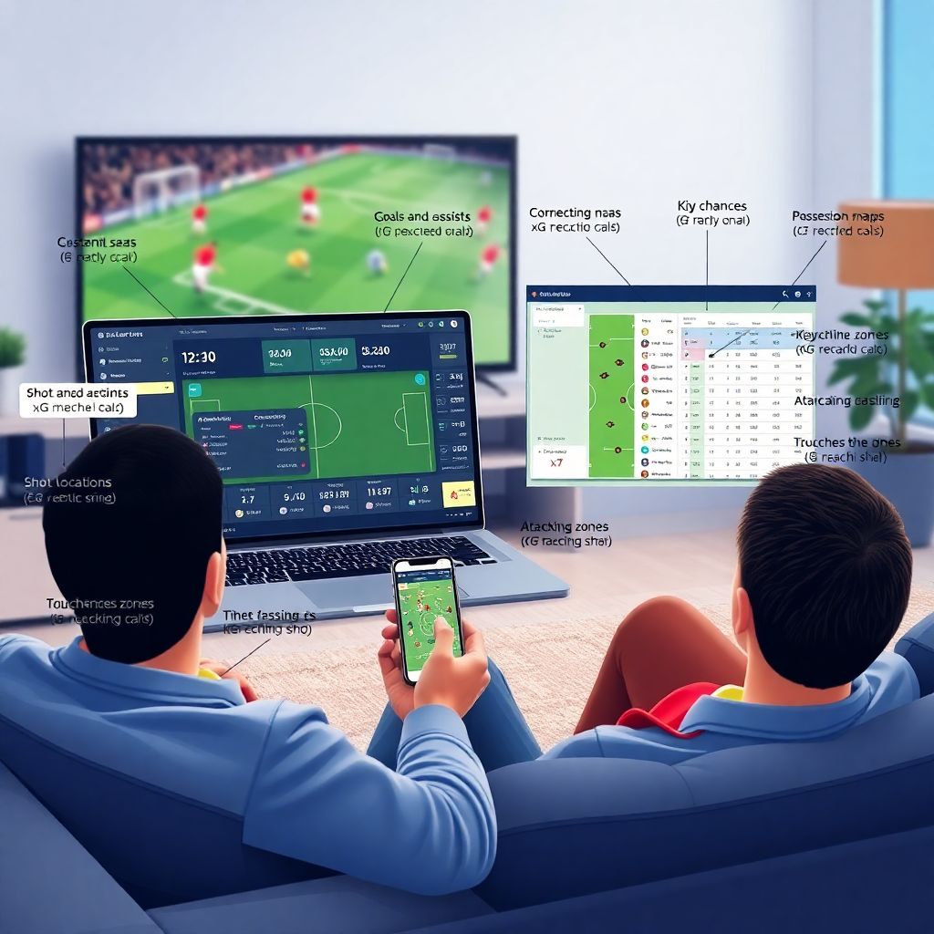 Как читать матч-центр: разбор голов, ассистов и ключевых моментов