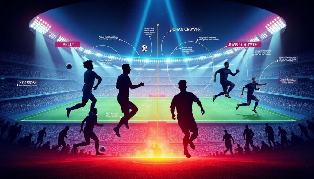 Легенды футбола: история и влияние великих форвардов - иллюстрация