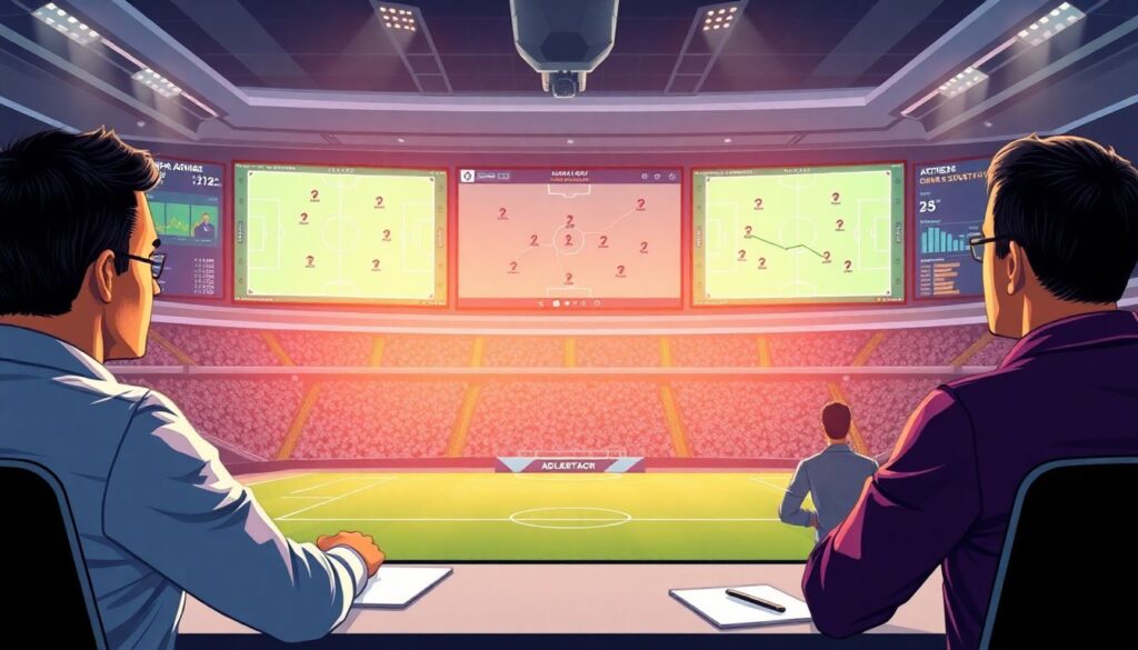 Как анализируют тактические рисунки на поле после матчей - иллюстрация