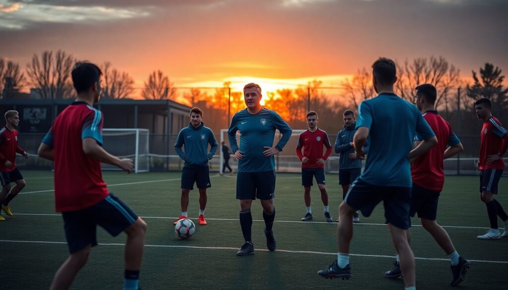 История интенсивности футбольной подготовки - иллюстрация