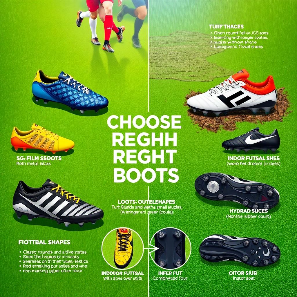 Выбор футбольных бутс: какие параметры важны для комфортной и эффективной игры