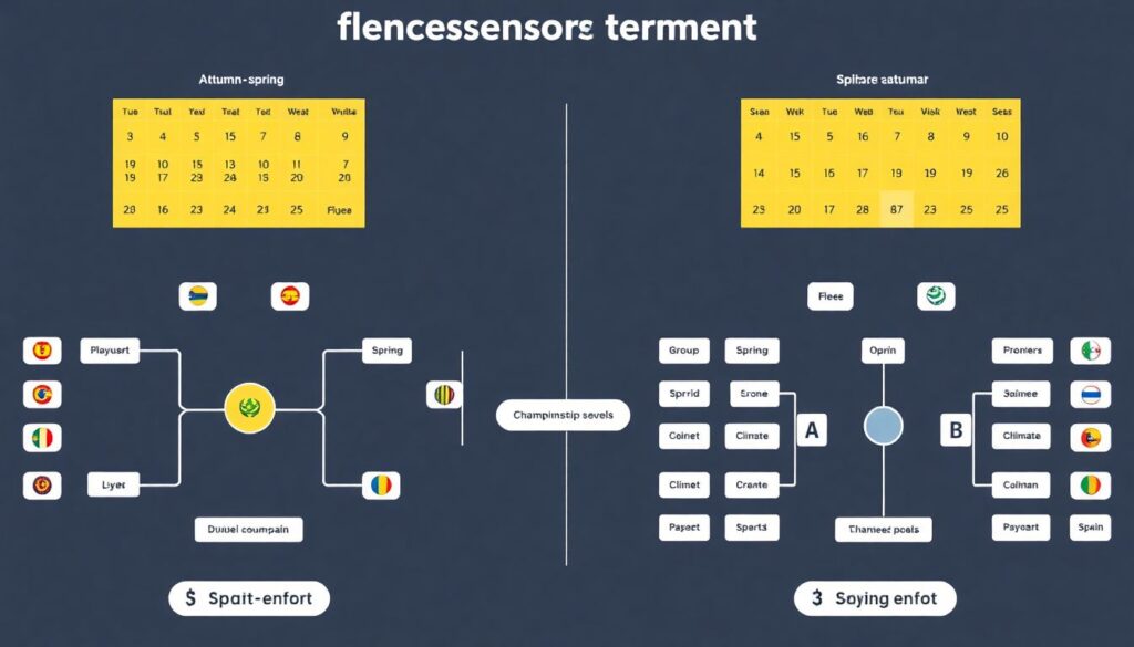История лиг и их форматирования по странам - иллюстрация