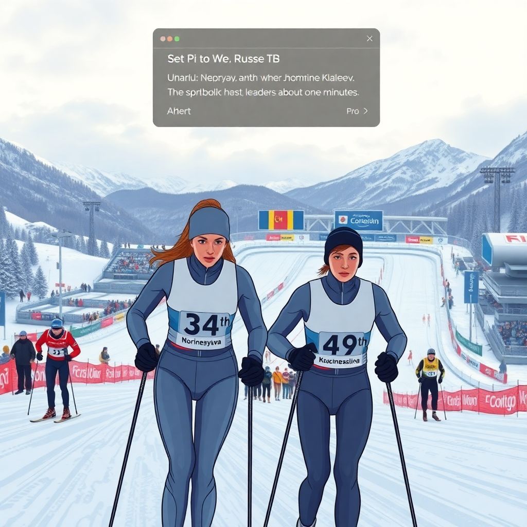Русские лыжники начали Тур де Ски с неудачи, предсказанной чат-ботом