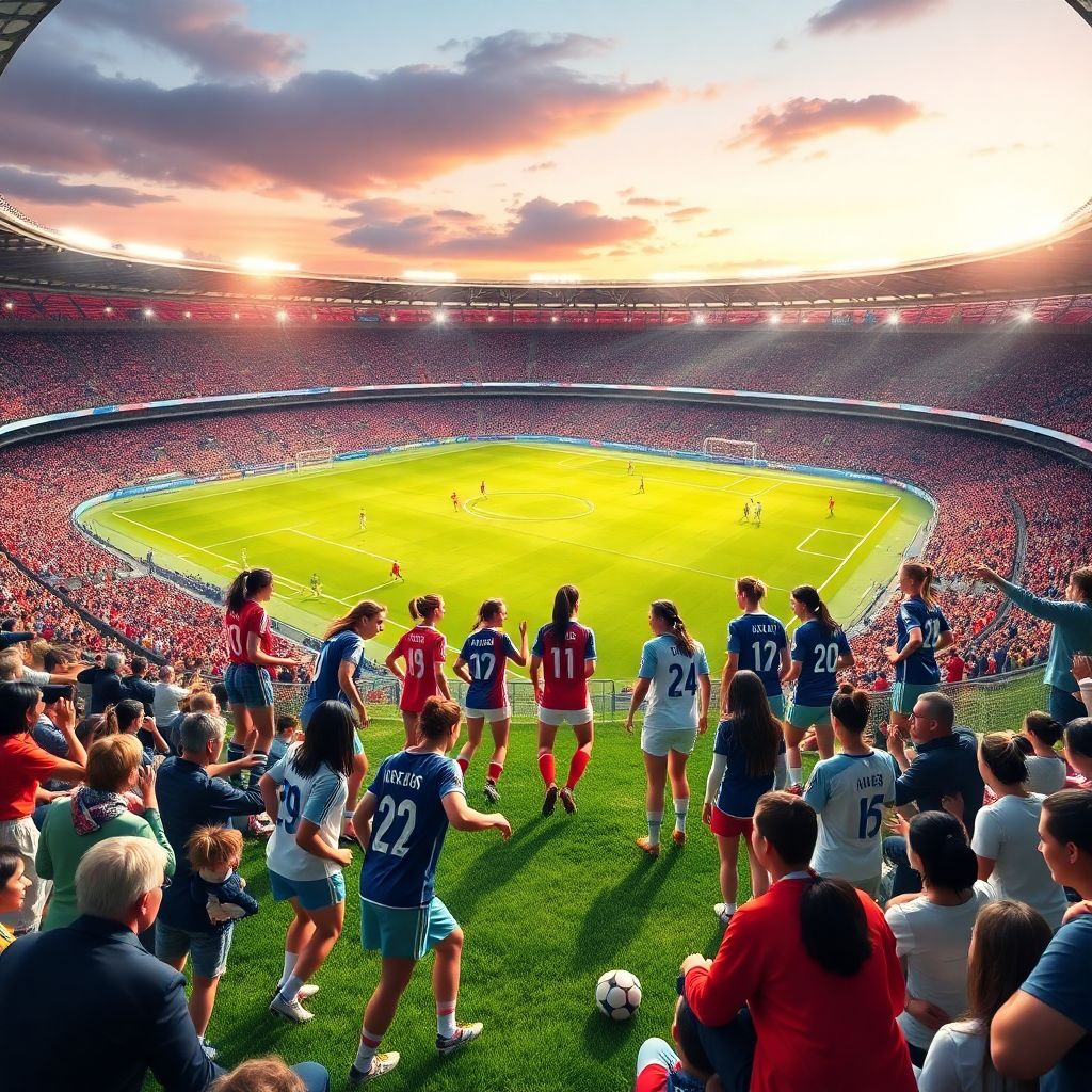 История развития женского футбола в разных странах мира